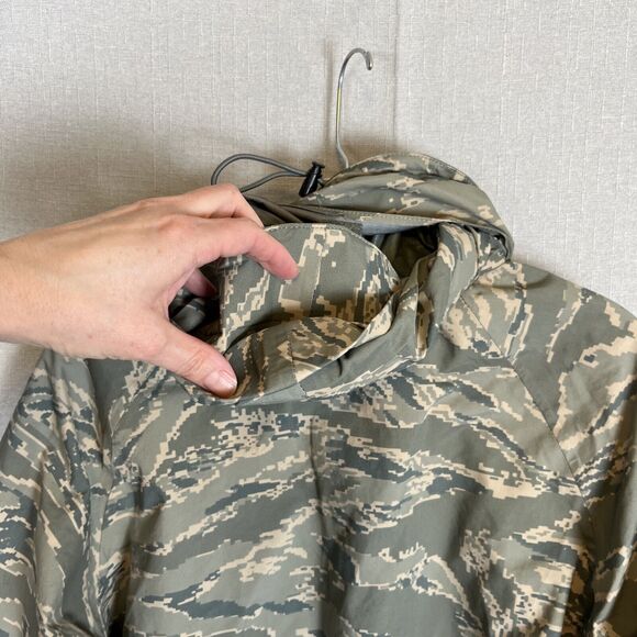 Mens Parka All Purpose Environmental Camouflage ACU Pattern Medium Long Barrier - Picture 6 of 11
